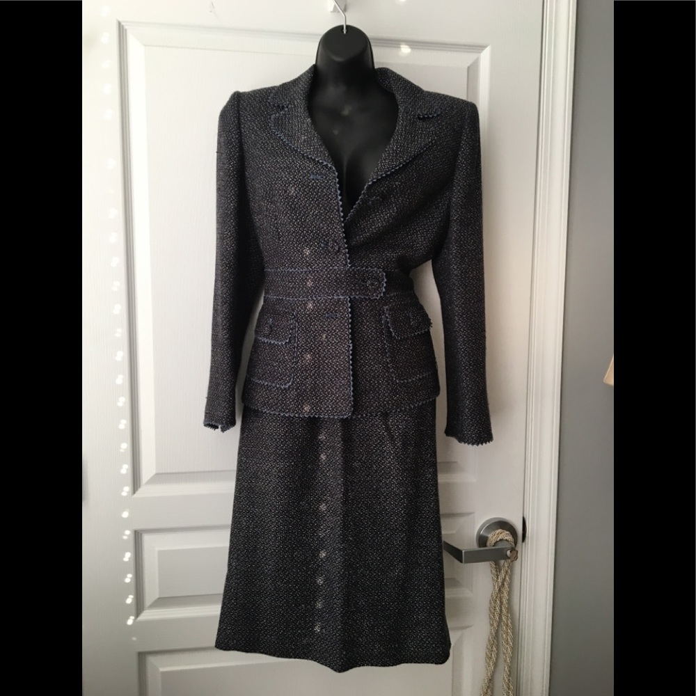 Nipon Boutique Blue Multi Suit